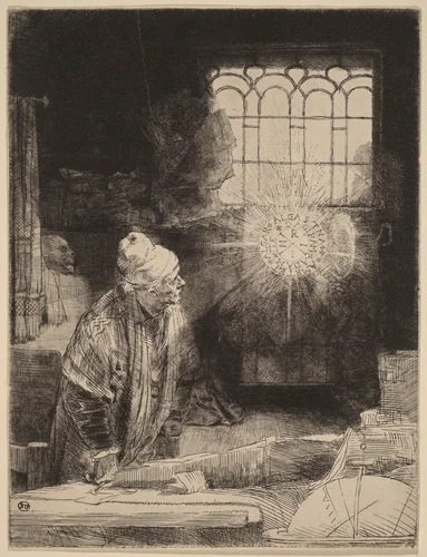 Faust by Rembrandt van Rijn, print, 1652