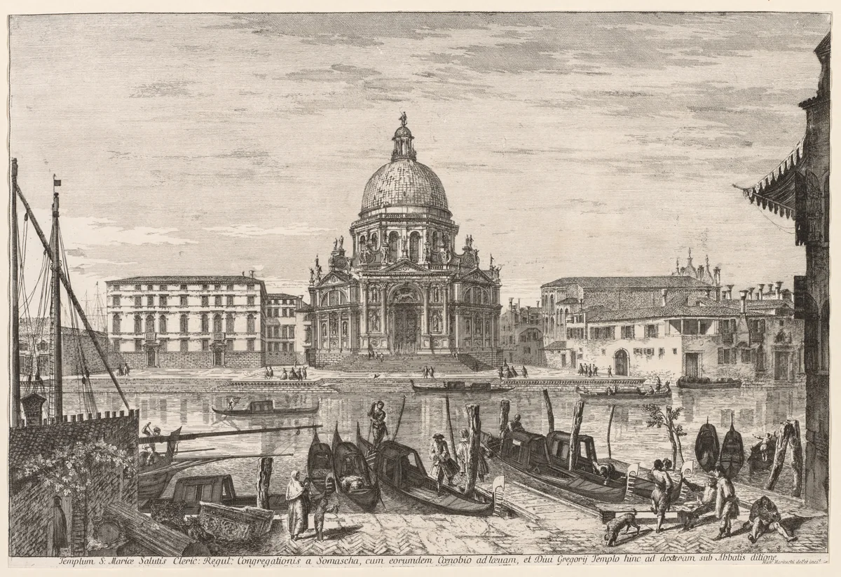 Views of Venice: S. M. Della Salute by Michele Marieschi, print, 1741