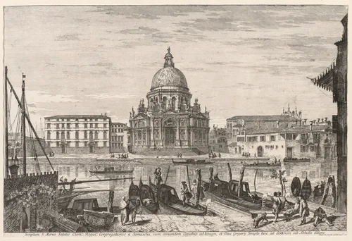 Views of Venice: S. M. Della Salute by Michele Marieschi, print, 1741