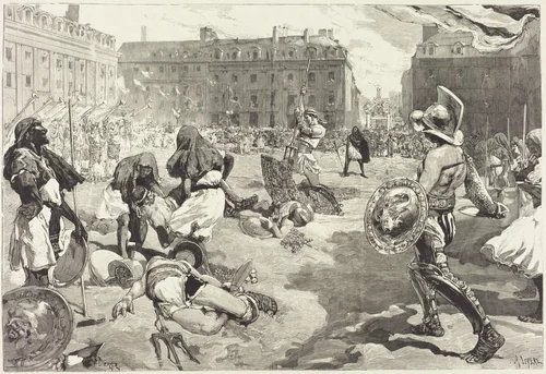 Les Fêtes de Rennes. La grande Cavalcade Romaine by Auguste Lepère; Daniel Vierge, portfolio, 1883-1890