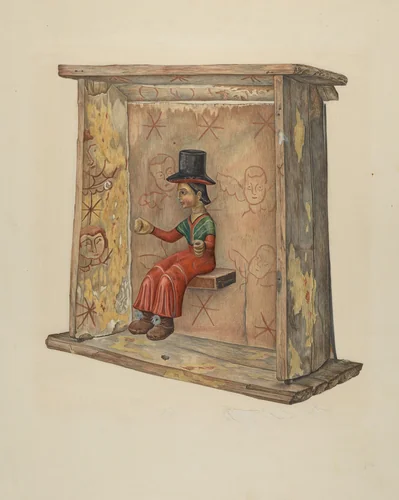 Santo (Bulto) by Polly Duncan, index of american design, 1939