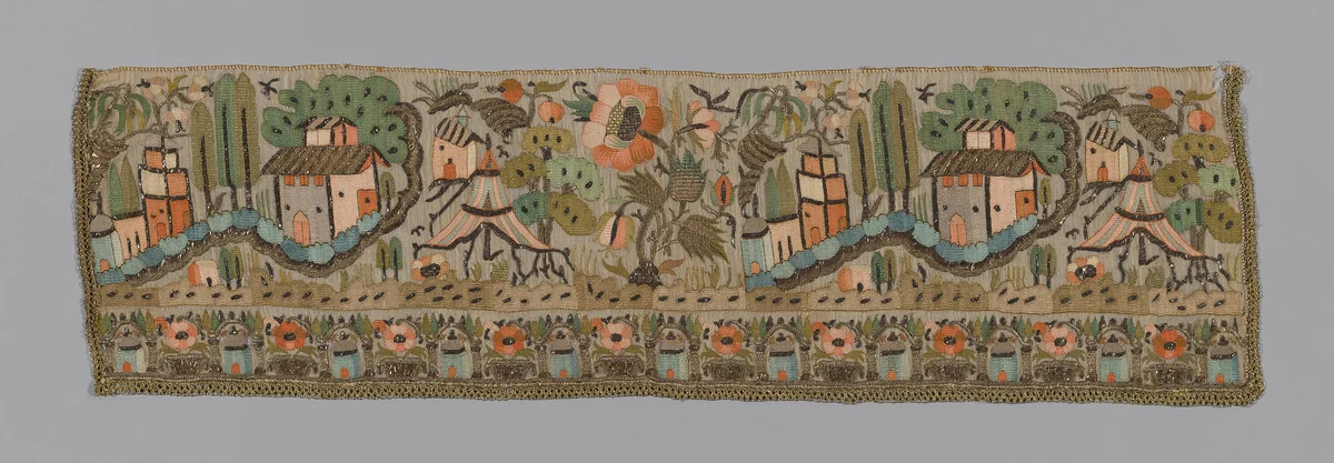 Fragment (Towel/Napkin End) by Turkey, textile, 1850-1900