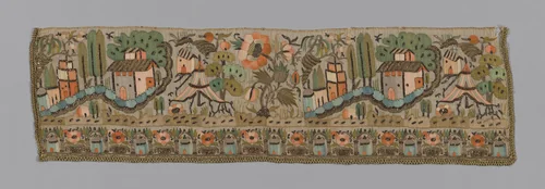 Fragment (Towel/Napkin End) by Turkey, textile, 1850-1900