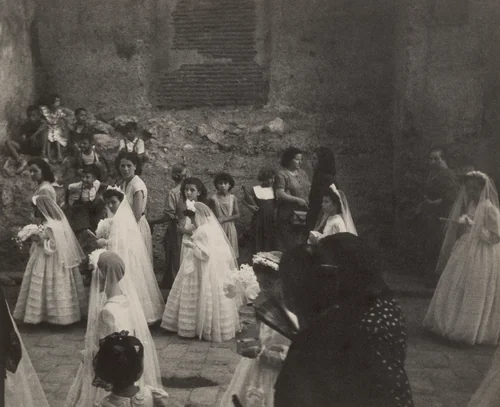 Communion/Valencia by Robert Frank, photograph, 1952
