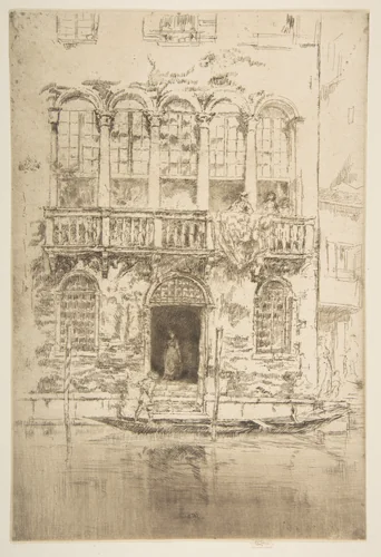 The Balcony by James McNeill Whistler, print, 1879-1880