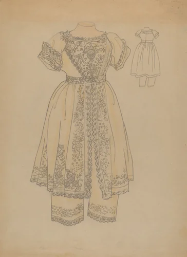 Child's Dress by Melita Hofmann, index of american design, 1936