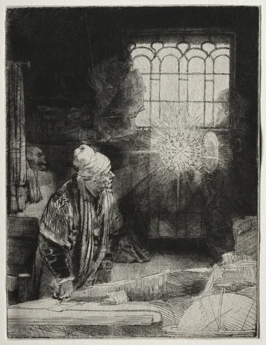 Faust by Rembrandt van Rijn, print, 1647-1657