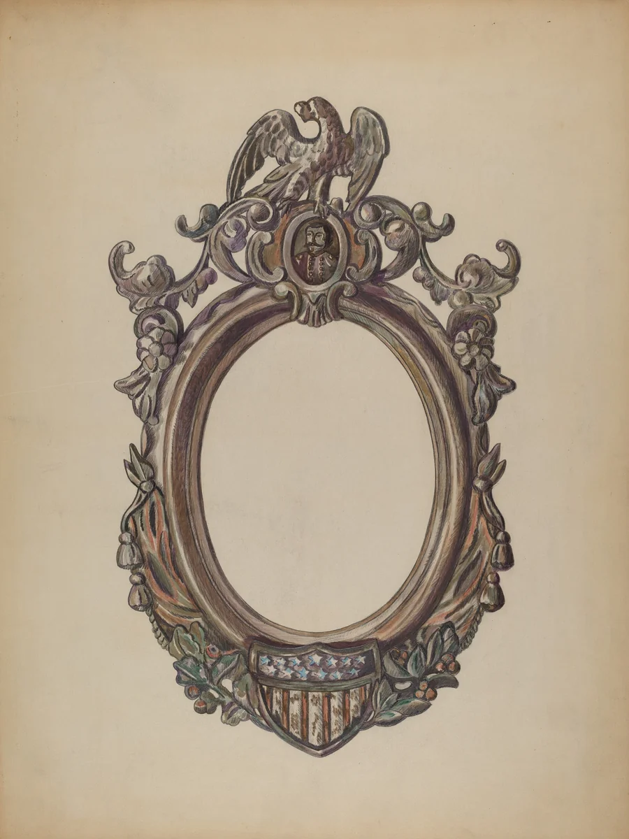 Picture Frame by Katherine Hastings, index of american design, 1937