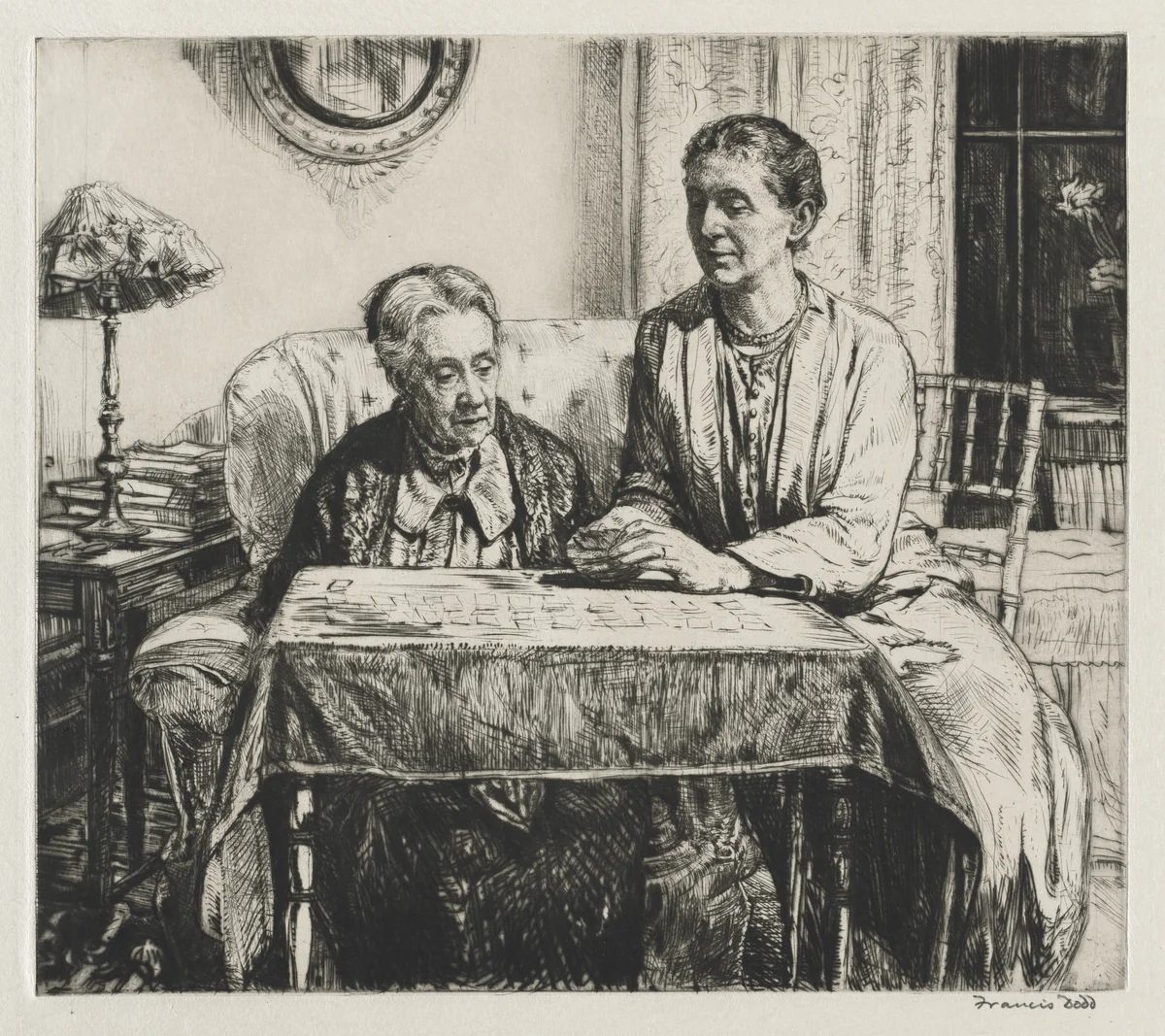 Patience by Francis Dodd, print