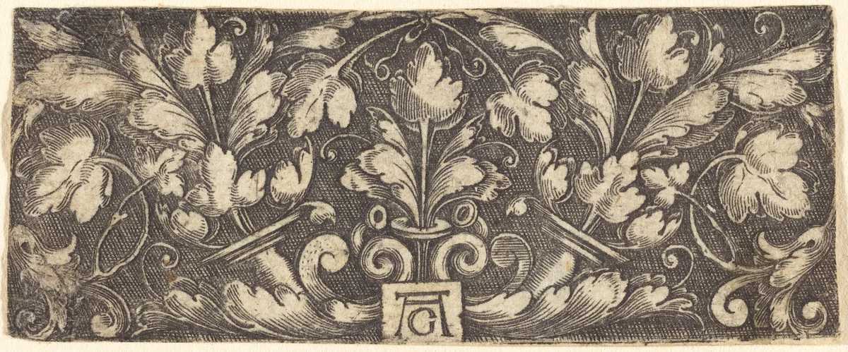 Ornament by Heinrich Aldegrever, print, 1502-1561