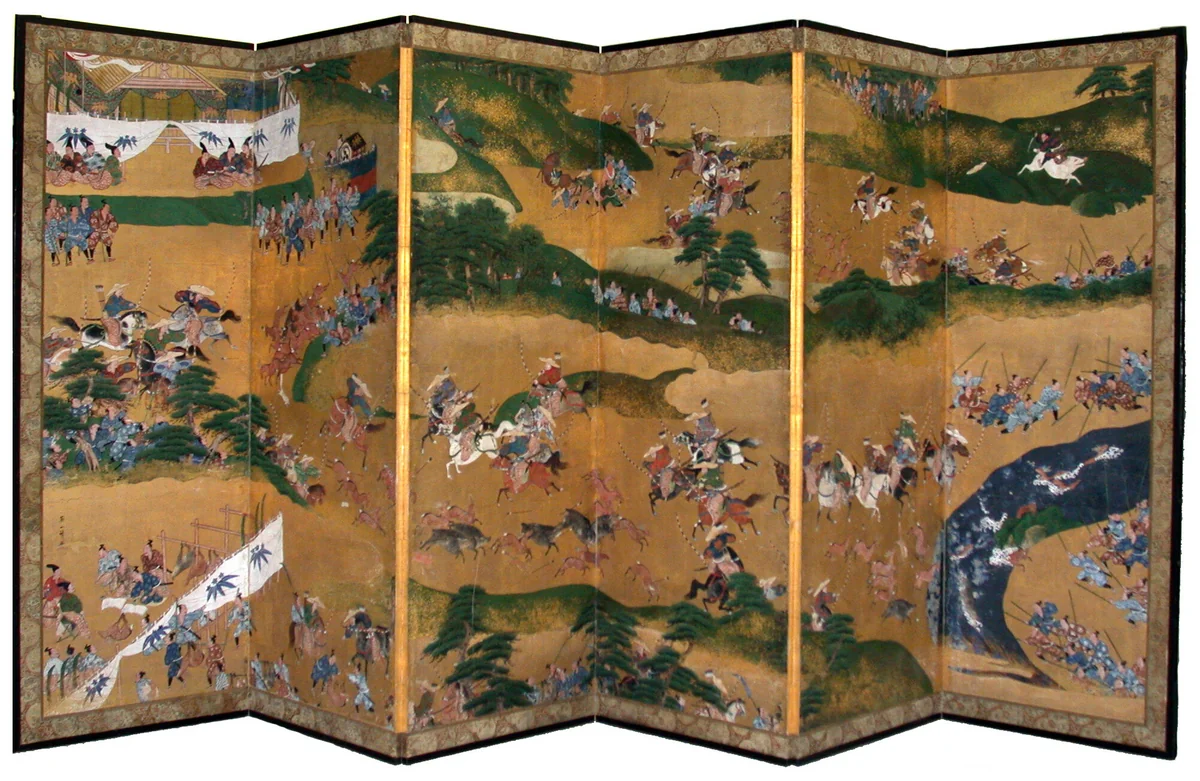 Hunting Scene by Hanabusa Ippo, other, 1801-1900