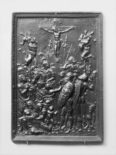 The Crucifixion by Galeazzo Mondella, metalwork, 1485-1499