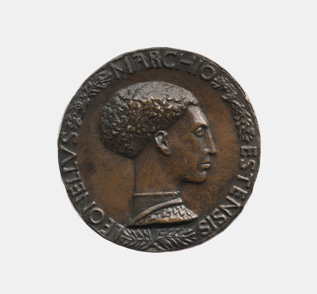 Leonello d'Este 1407-50, Marquis of Ferrara 1441-50 by Pisanello, metalwork, 1438-1449