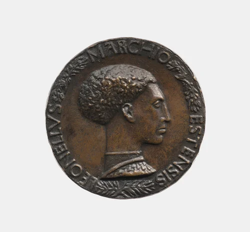 Leonello d'Este 1407-50, Marquis of Ferrara 1441-50 by Pisanello, metalwork, 1438-1449