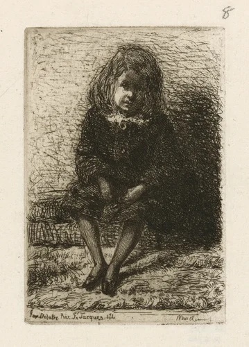 Little Arthur by James McNeill Whistler, print, 1857-1858