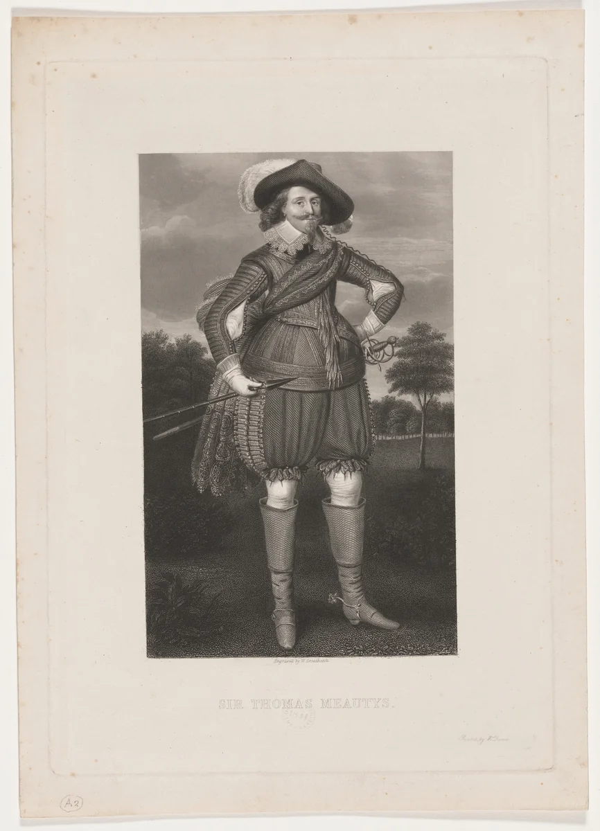 Sir Thomas Meautys, Secretary to Sir Francis Bacon by William Greatbach
Paulus van Somer I, print, 1841