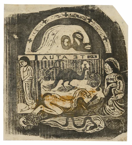 Te atua (The God), from the Suite of Late Wood-Block Prints by Paul Gauguin, print, 1898-1899