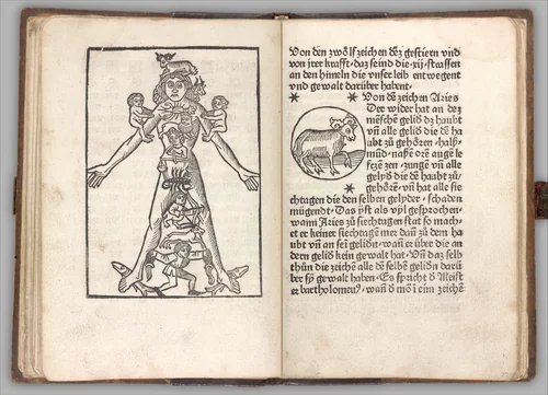 German Almanac by Hans Schönsperger, book, 1484