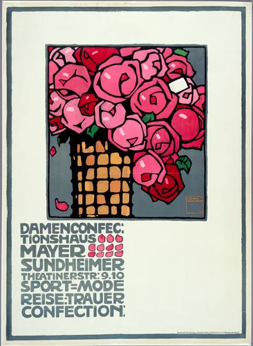 Damenconfectionhaus, Mayer Sundheimer by Ludwig Hohlwein, design, 1909