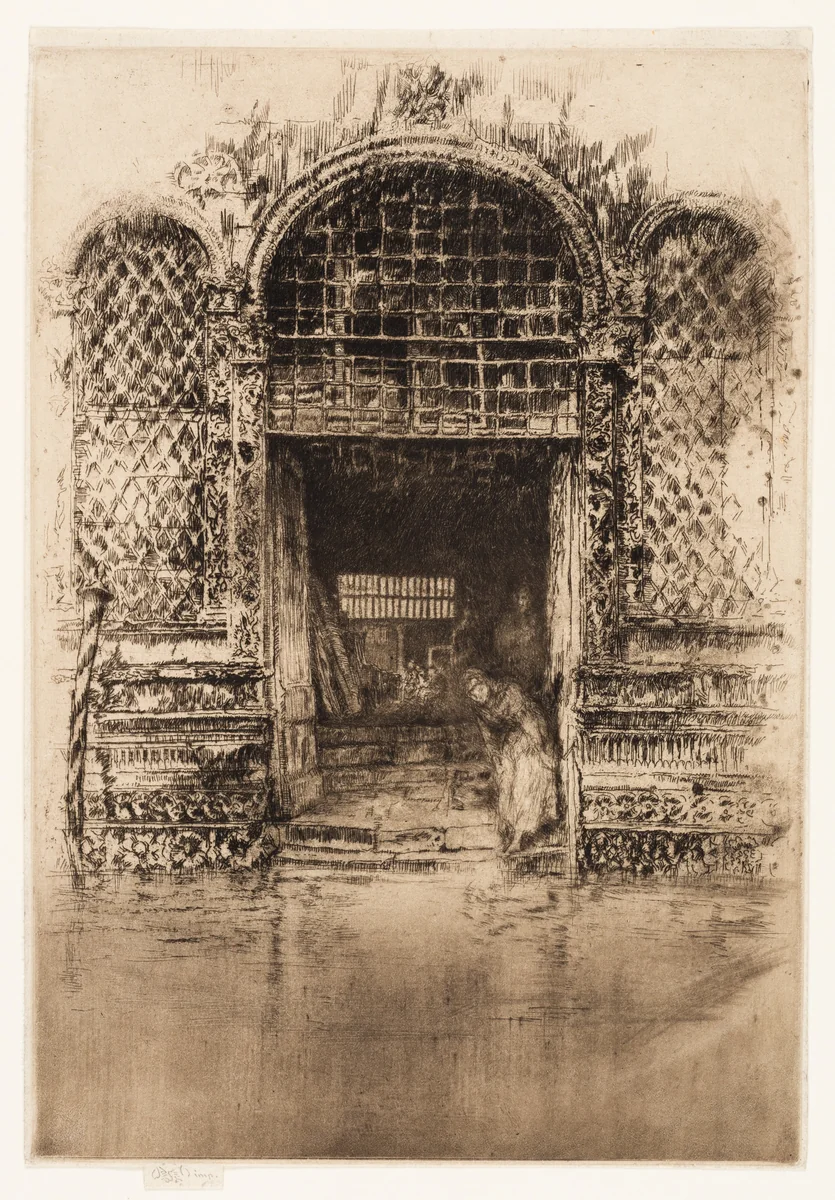 The Doorway by James McNeill Whistler, print, 1879-1880
