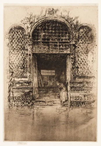 The Doorway by James McNeill Whistler, print, 1879-1880