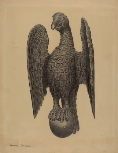 Eagle Figure by Gordon Sanborn, index of american design, 1937