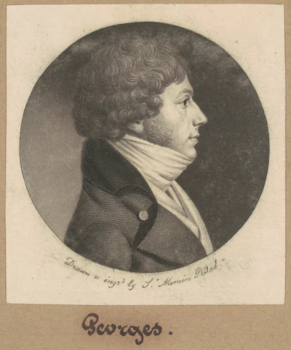Georges by Charles B. J. Févret de Saint-Mémin, print, 1800