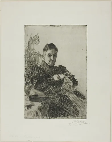 Mme Lamm II by Anders Zorn, print, 1894