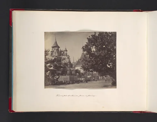 Funeral Pile of a Siamese Prince or Princess by John Thomson, photograph, 1865