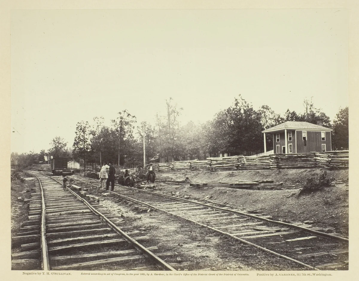 Appomattox Station, Virginia by Timothy O'Sullivan, photograph, 1865