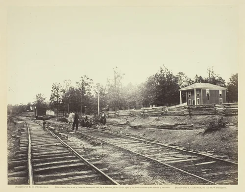 Appomattox Station, Virginia by Timothy O'Sullivan, photograph, 1865