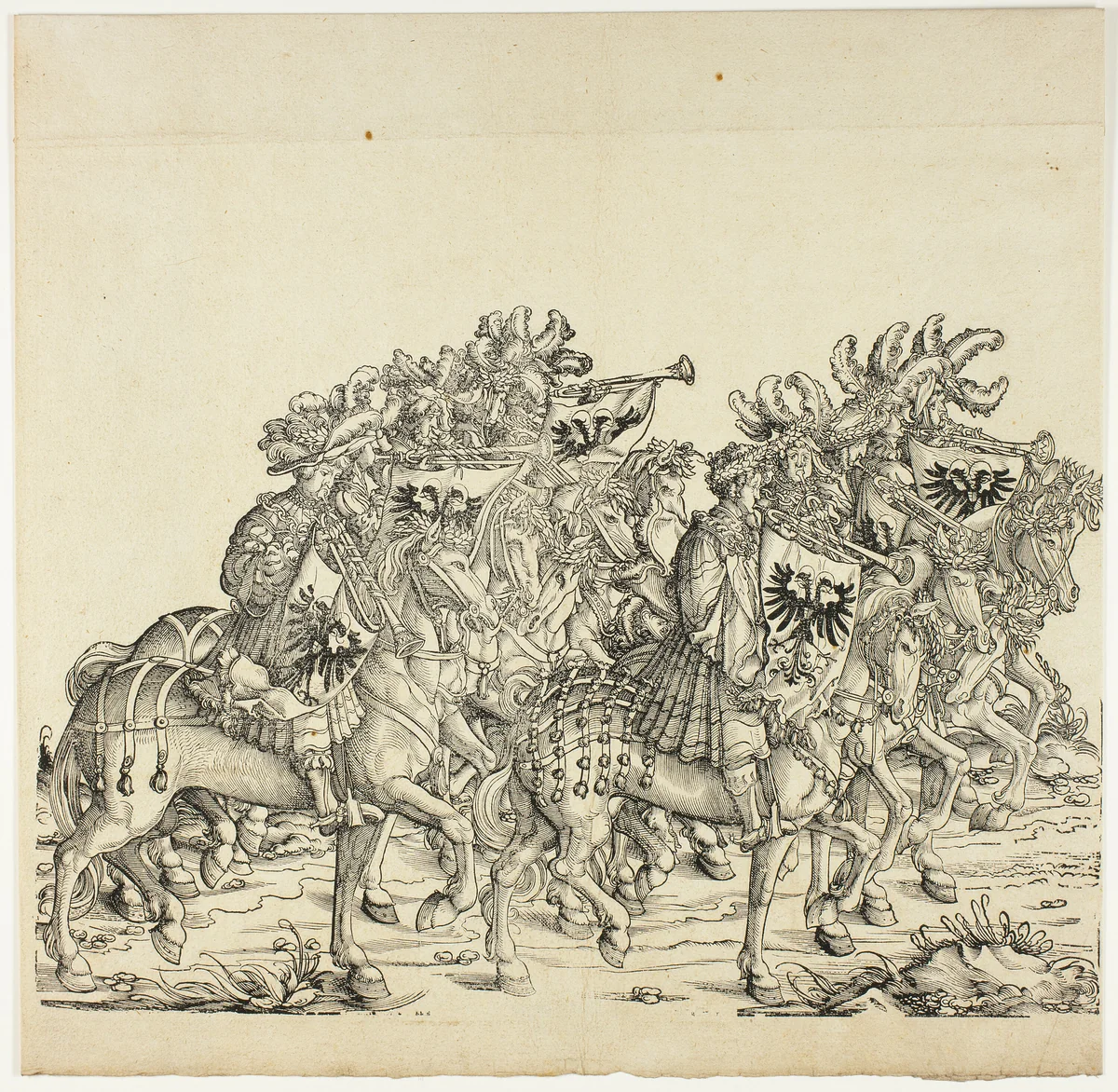 Triumph of Maximilian by Hans Burgkmair, print, 1493-1531