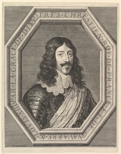 Louis XIII, roi de France by Jean Morin, print, 1605-1650