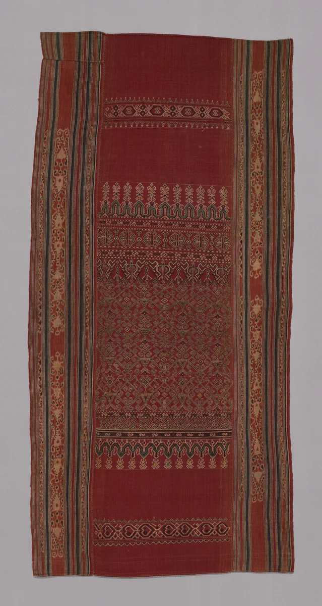 Ceremonial Cloth (Pua sungkit) by Iban, textile, 1801-1900
