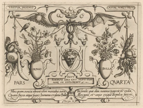 Archetypa studiaque patris Georgii Hoefnagelii [Part 4, Title Page] by Jacob Hoefnagel; Joris Hoefnagel, print, 1592