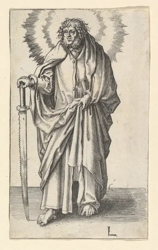 St. Simon by Lucas van Leyden, print, 1505-1515