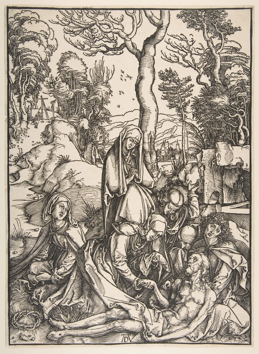 The Lamentation by Albrecht Dürer, print, 1485-1528