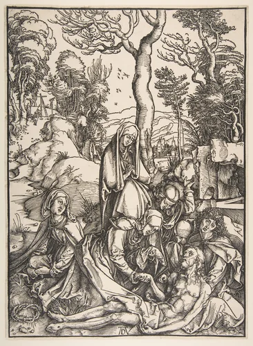 The Lamentation by Albrecht Dürer, print, 1485-1528