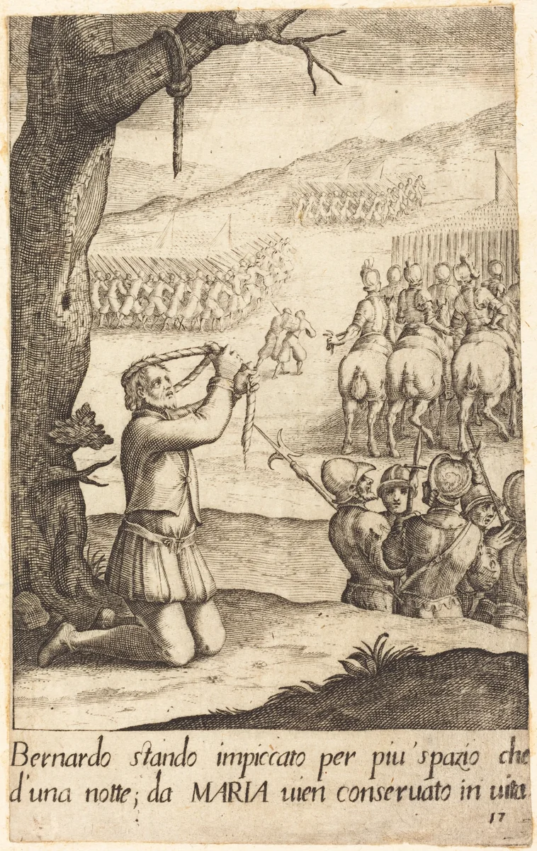 Bernardo by Jacques Callot, print, 1619
