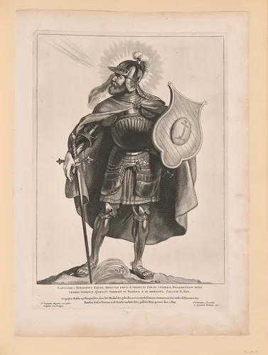 Saint Gangulphus, from Saints of the North and South Netherlands by Cornelis Visscher, print, 1650