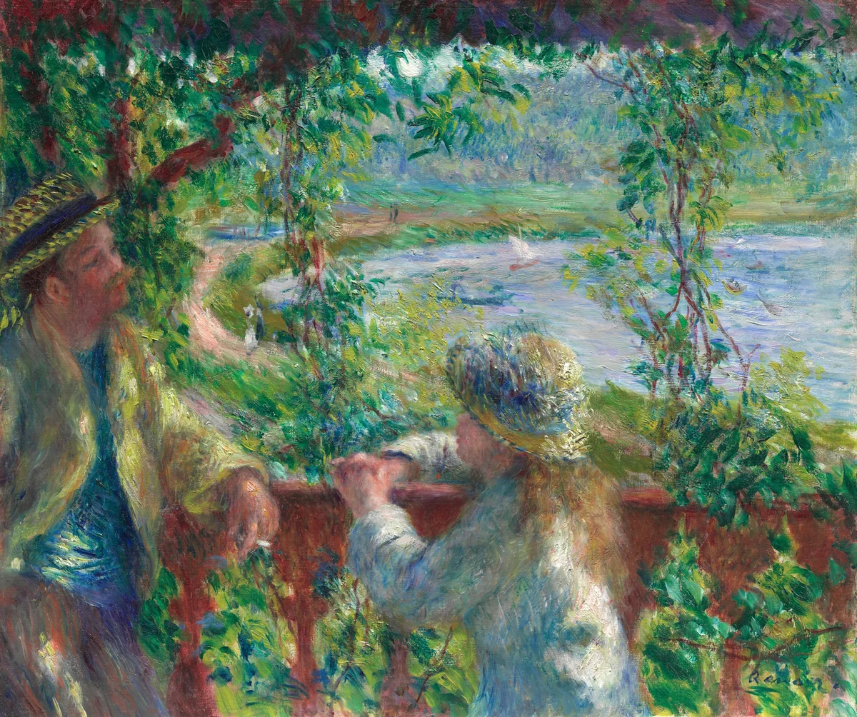 Near the Lake by Pierre-Auguste Renoir, painting, 1879-1880