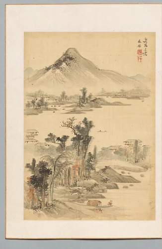 Landscape by Uragami Shunkin, other, 1815