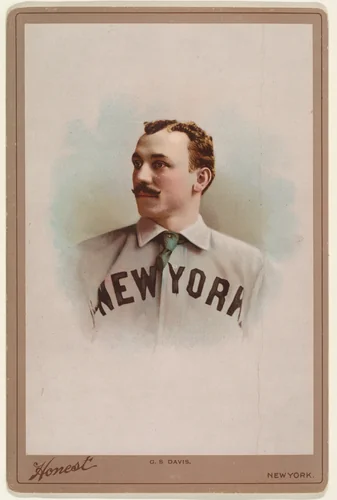 G.S. Davis, New York, from the Sports Celebrities series (N142) issued by W. Duke, Sons & Co. to promote Honest Long Cut Tobacco by W. Duke, Sons & Co., print, 1894