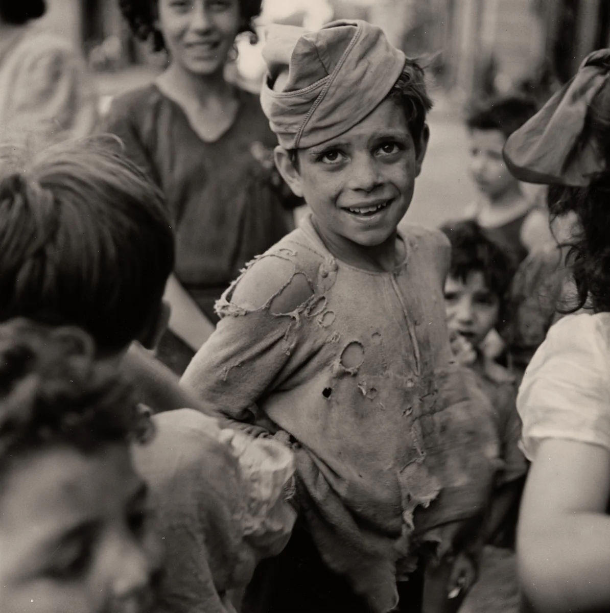 Boy, Naples, Italy by Wayne Miller, photograph, 1944