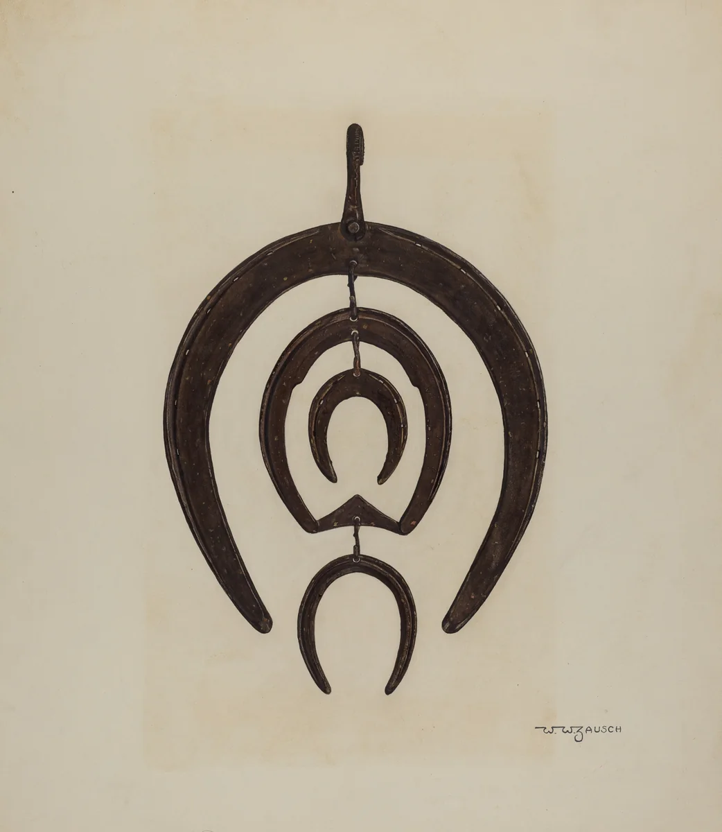 Blacksmith's Sign by Walter W. Zausch, index of american design, 1941