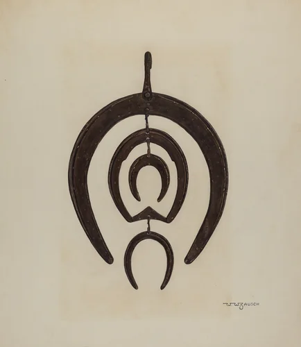 Blacksmith's Sign by Walter W. Zausch, index of american design, 1941