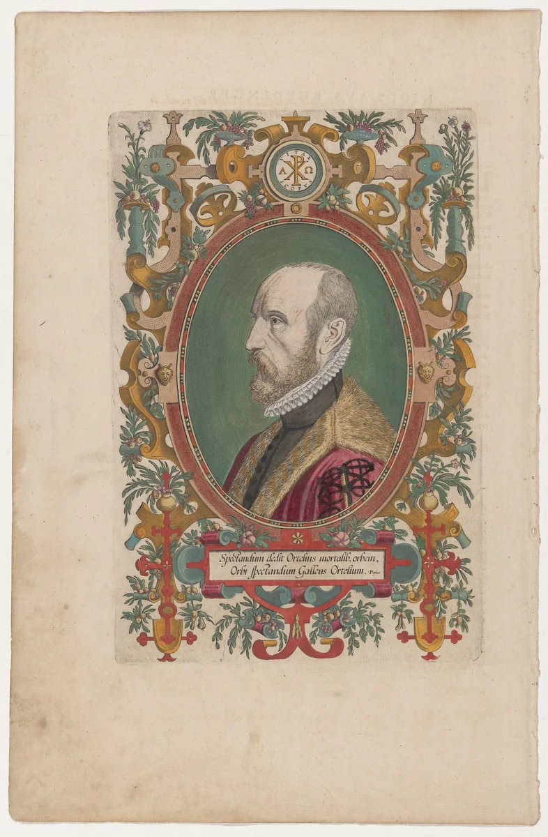 Abraham Ortelius (Wortels) by Philip Galle, print, 1537-1612