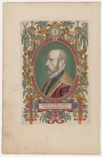 Abraham Ortelius (Wortels) by Philip Galle, print, 1537-1612