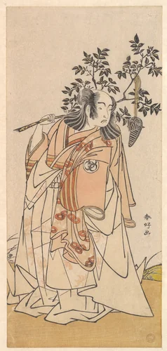 The Actor Bando Mitsugoro I as a Man in Daimyo Attire by Katsukawa Shunkō (勝川春好), print, 1768-1788