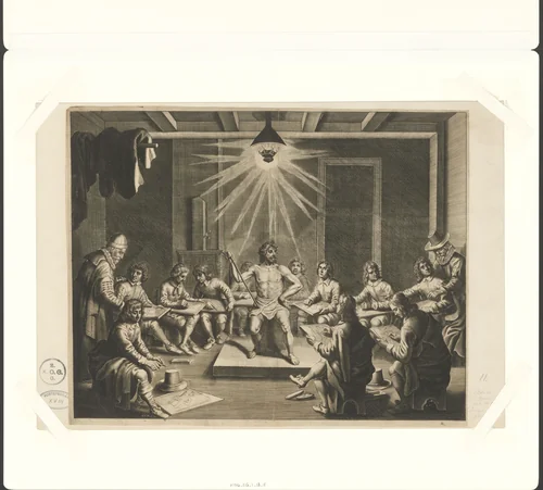Tekenschool by Crispijn van de Passe, print, 1643